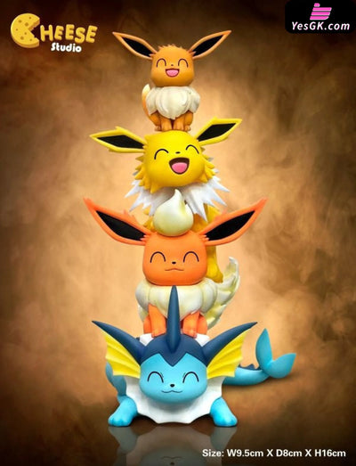Pokemon Jenga Eevee GK Statue - CHEESE Studio [In-Stock] - Full Payment - Pokemon