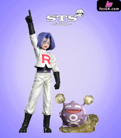 Pokémon Jessie & James Giovanni Resin Statue - Sts Studio [Pre-Order Closed]