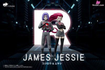 Pokémon Jessie & James Statue - T1 Studio [Pre-Order] Deposit / A 1/20 Scale