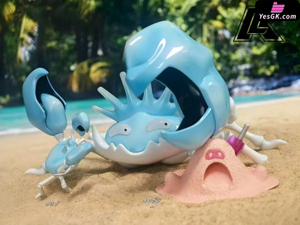 Pokémon Kingler Group GK Statue - Kuai Le Wu Studio [Pre-Order] - Deposit / Snow Color - Pokemon