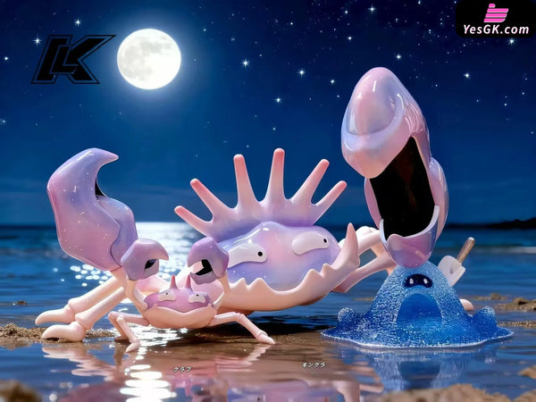 Pokémon Kingler Group GK Statue - Kuai Le Wu Studio [Pre-Order] - Deposit / Starry Sky Color - Pokemon
