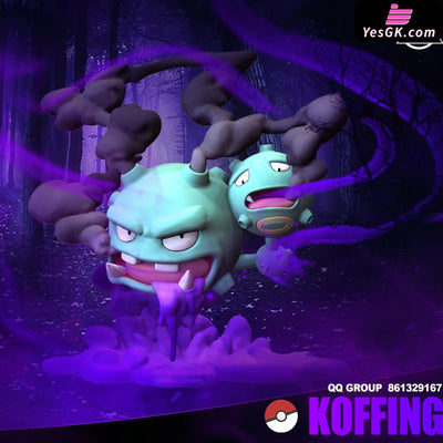 Pokémon Koffing Resin Statue - Cc Studio [Pre-Order] Deposit / Flash Color 1/20 Scale