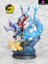 Pokémon Lance & Dragonite & Gyarados & Dragonair Statue - Moon Shadow Studio [In-Stock] Full Payment / Blue Pokémon