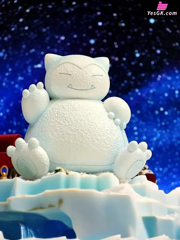 Pokemon Landscape Snowman Snorlax GK Statue - ZaoWu Museum Studio [In-Stock] - Full Payment - Pokemon