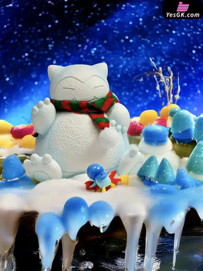 Pokemon Landscape Snowman Snorlax GK Statue - ZaoWu Museum Studio [In-Stock] - Full Payment - Pokemon