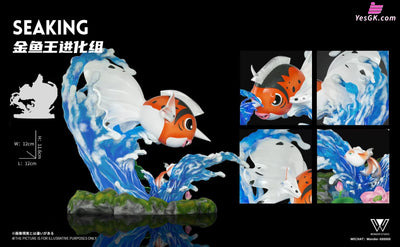 Pokemon Lapras & Seaking Evolution Group Statue - Wonder Studio [Pre-Order] Pokémon