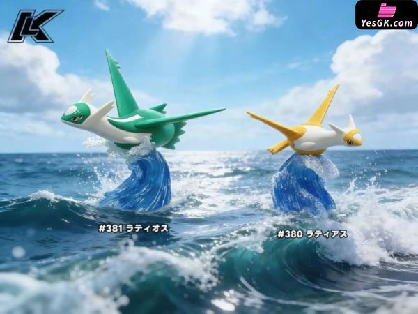 Pokemon Latios & Latias Statue - Kuai Le Wu studio [In-Stock] - Full Payment / Different Color (Solid) - Pokemon