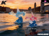 Pokemon Latios & Latias Statue - Kuai Le Wu studio [In-Stock] - Full Payment / Original Color (Fully Transparent)