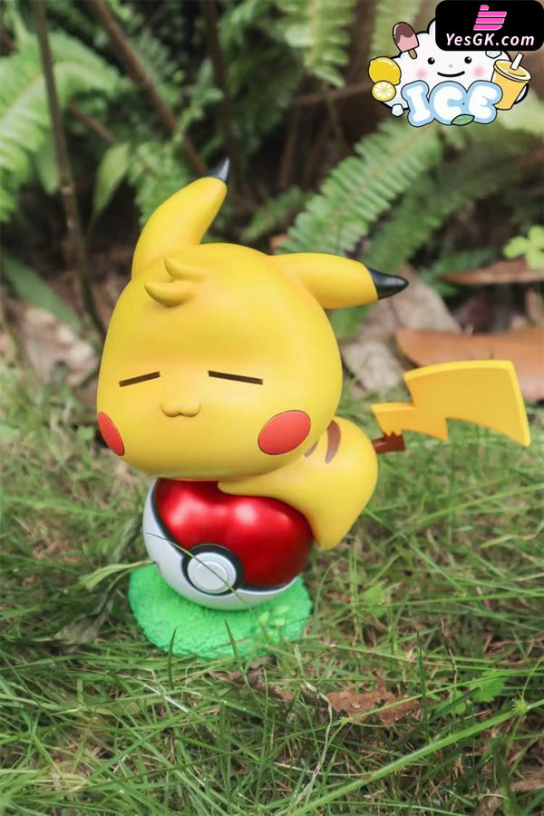 Pokémon Lazy Pikachu Resin Statue - Ice Studio [Pre-Order]