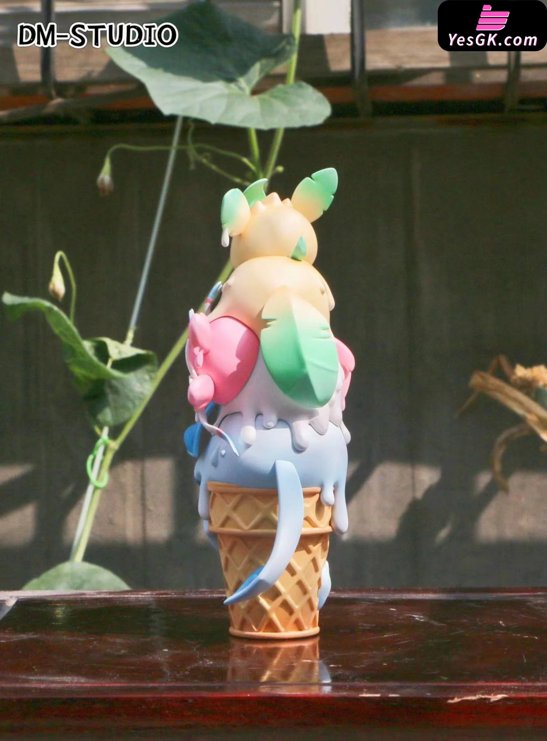 Pokémon Leafeon & Glaceon Sylveon Ice Cream Statue - Dm Studio [Pre-Order]