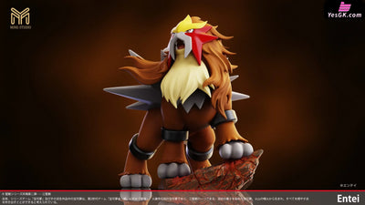 Pokémon Legendary #2 Three Sacred Entei & Suicune Raikou Statue - Mine Studio [Pre-Order]