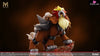 Pokémon Legendary #2 Three Sacred Entei & Suicune Raikou Statue - Mine Studio [Pre-Order]