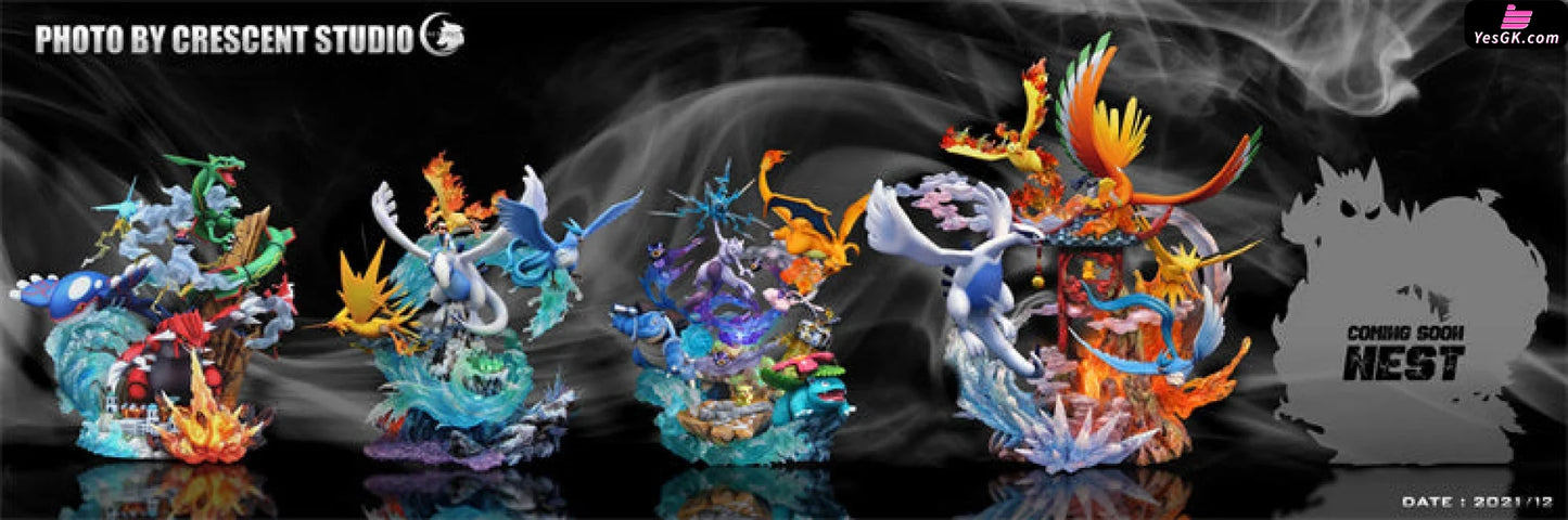 Pokémon Legendary Birds Lugia And Ho-Oh Resin Statue - Crescent Studio [In-Stock]