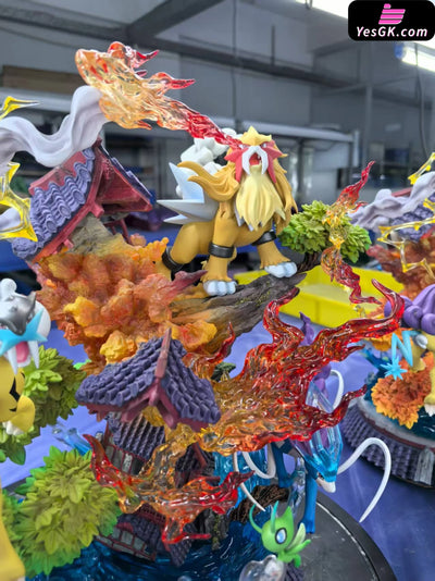 Pokémon Legendary Pokémon Entei & Raikou & Suicune GK Statue - 666 Studio [In-Stock] Pokémon