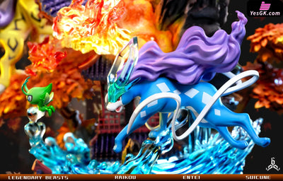 Pokémon Legendary Pokémon Entei & Raikou & Suicune GK Statue - 666 Studio [Pre-Order] Pokémon