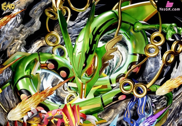 Pokemon Three Gods Rayquaza & Groudon & Kyogre Statue - EMO Studio