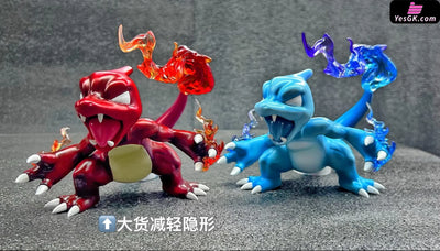 Pokémon Level 2 Charmeleon & Ivysaur & Wartortle GK Statue - Yi Zhi Qian Bi Studio [Pre-Order] Deposit / Charmeleon