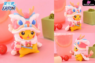 Pokémon Lion Dance Pikachu Resin Statue - Pl Studio [In Stock]