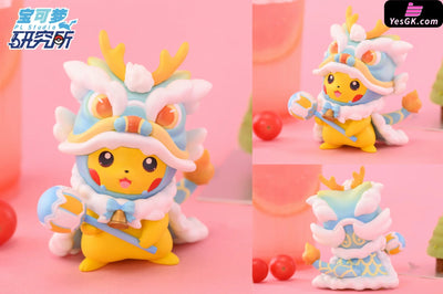 Pokémon Lion Dance Pikachu Resin Statue - Pl Studio [In Stock]