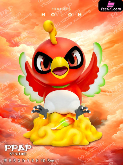 Pokémon Little Chubby Series Ho-Oh Lugia Resin Statue - Ppap Studio [Pre-Order] Deposit /
