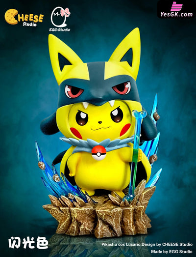 Pokémon Lucario Cosplay Pikachu Resin Statue - Cheese Studio X Egg Studio [In-Stock] Full Payment / Shiny Pokémon