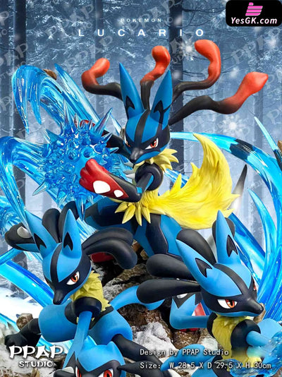 Pokémon Lucario Evolution Group Statue - PPAP Studio [In-Stock] Full Payment Pokémon