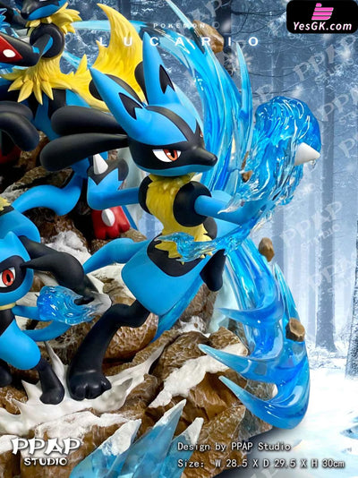 Pokémon Lucario Evolution Group Statue - PPAP Studio [In-Stock] Full Payment Pokémon