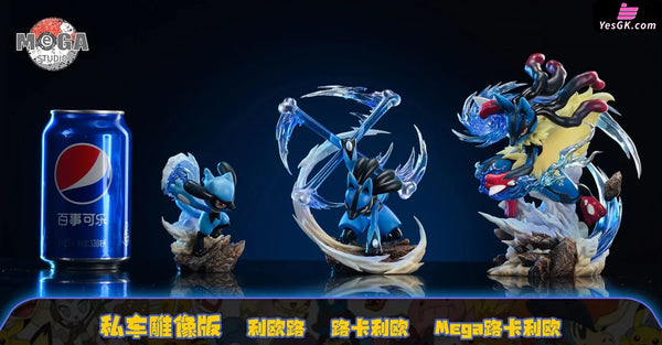 Pokémon Lucario Family GK Statue - Mega Studio [In-Stock] Pokémon