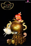 Pokémon Lucky Cat and Koi GK Statue - Yuan Bao Studio [Pre-Order] - Pokemon