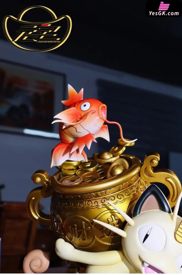Pokémon Lucky Cat and Koi GK Statue - Yuan Bao Studio [Pre-Order] - Pokemon