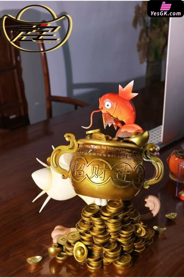 Pokémon Lucky Cat and Koi GK Statue - Yuan Bao Studio [Pre-Order] - Pokemon