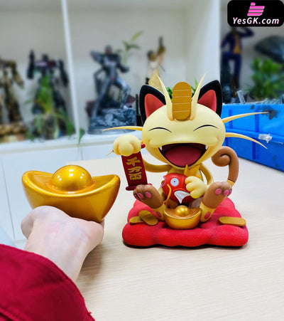 Pokemon - Lucky Meowth Resin Statue Egg Studio [In Stock]