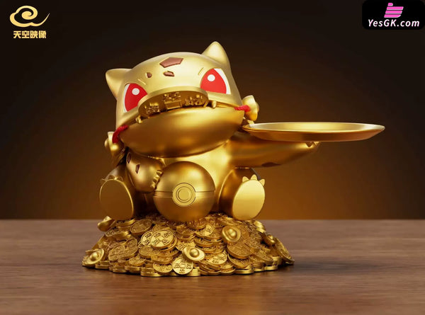 Pokémon Lucky Storage Bulbasaur 1/3 GK Statue - Tian Kong Ying Xiang Studio [In-Stock] - Full Payment / B:Biting Gold