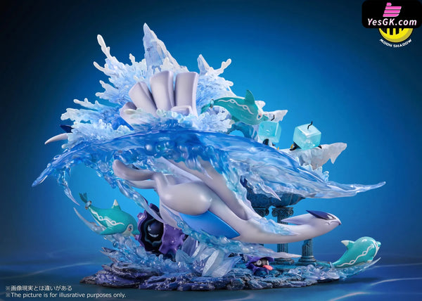 Pokémon Lugia Cloyster Shellder Finizen Palafin Eiscue Natural Series Ocean Scene Resin Statue -