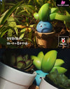 Pokémon Lying Flat Series Oddish Resin Statue - Hu Luo Bo Studio [In Stock]