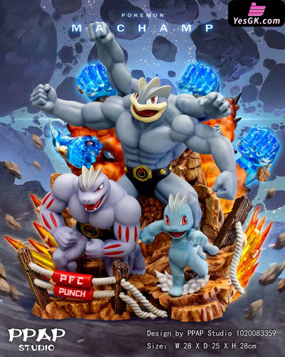 Pokémon Machamp Evolution Group GK Statue - PPAP Studio [In-Stock] Full Payment Pokémon