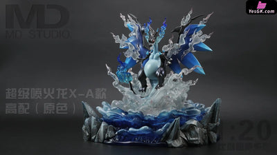 Pokémon Maga Charizard X Resin Statue - Md Studio [Pre-Order] Deposit / B Primary-Color Medium-End