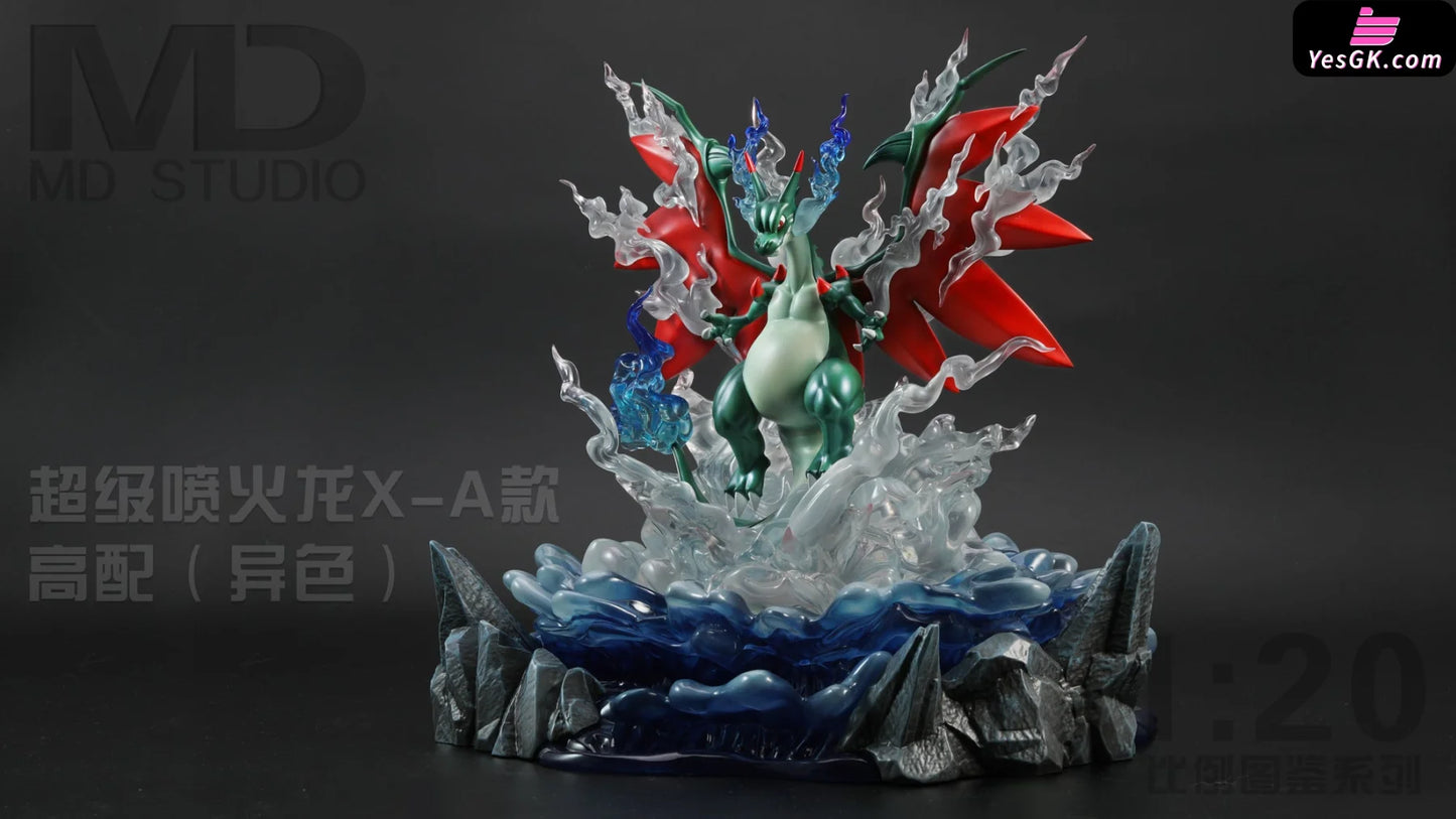 Pokémon Maga Charizard X Resin Statue - Md Studio [Pre-Order] Deposit / A Glitter-Color High-End