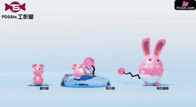 Pokémon Marill Evolution Set GK Statue - TS Studio & PDS Studio [Pre-Order] Deposit / Pink Pokémon