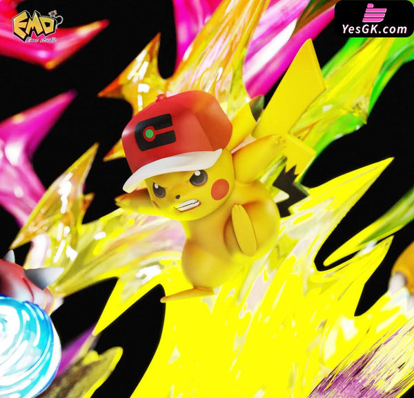 Pokemon Masters Eight Series 004 Ash Ketchum Statue - EMO Studio