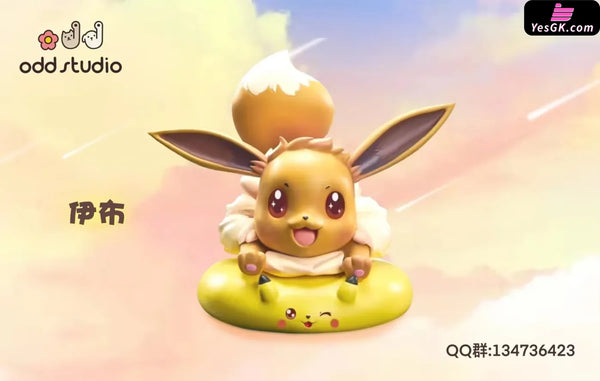 Pokemon Mat #3 Eevee #4 Pikachu GK Statue - Odds Studio [In-Stock] - Pokemon