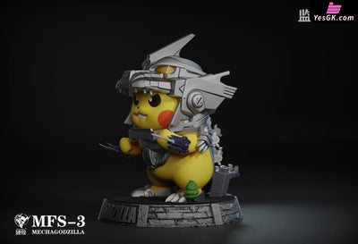 Pokemon MechaGoddZilla Pikachu Resin Statue - Hard Shell Studio [In-Stock] Pokémon