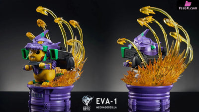Pokemon MechaGoddZilla Pikachu Resin Statue - Hard Shell Studio [In-Stock] Pokémon