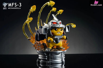 Pokemon MechaGoddZilla Pikachu Resin Statue - Hard Shell Studio [In-Stock] Pokémon