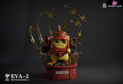 Pokemon MechaGoddZilla Pikachu Resin Statue - Hard Shell Studio [In-Stock] Pokémon