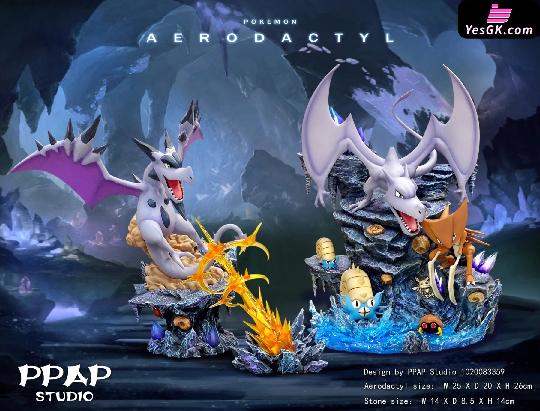 Evolution Series Fossil Pokemon Aerodactyl Set by PPAP : r/animeGK