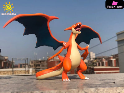 Pokémon Mega Charizard X And Y Resin Statue - Sun Studio [In-Stock]