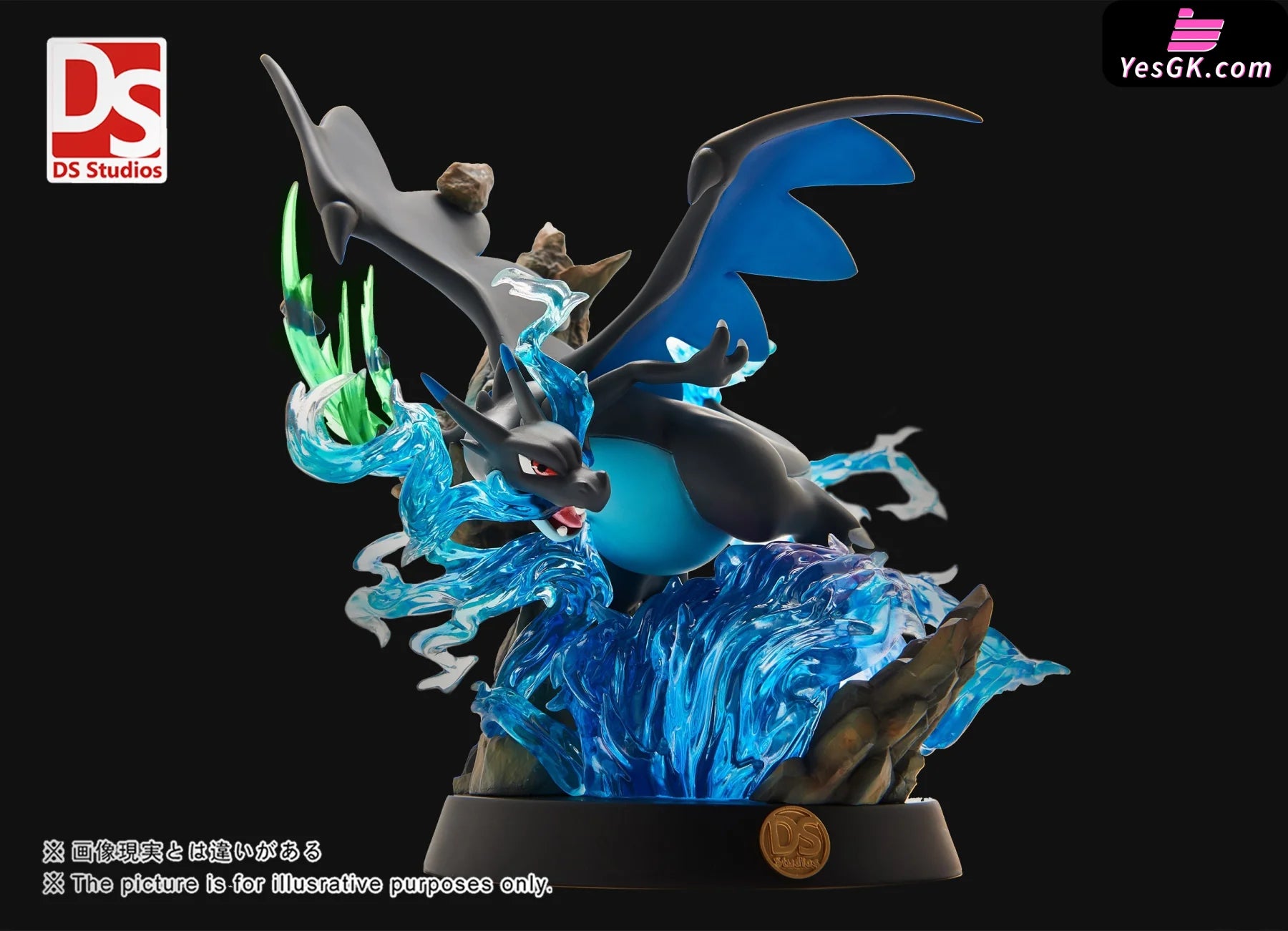 Pokemon - Mega Charizard X Resin Statue - DS Studio [In Stock] – YesGK