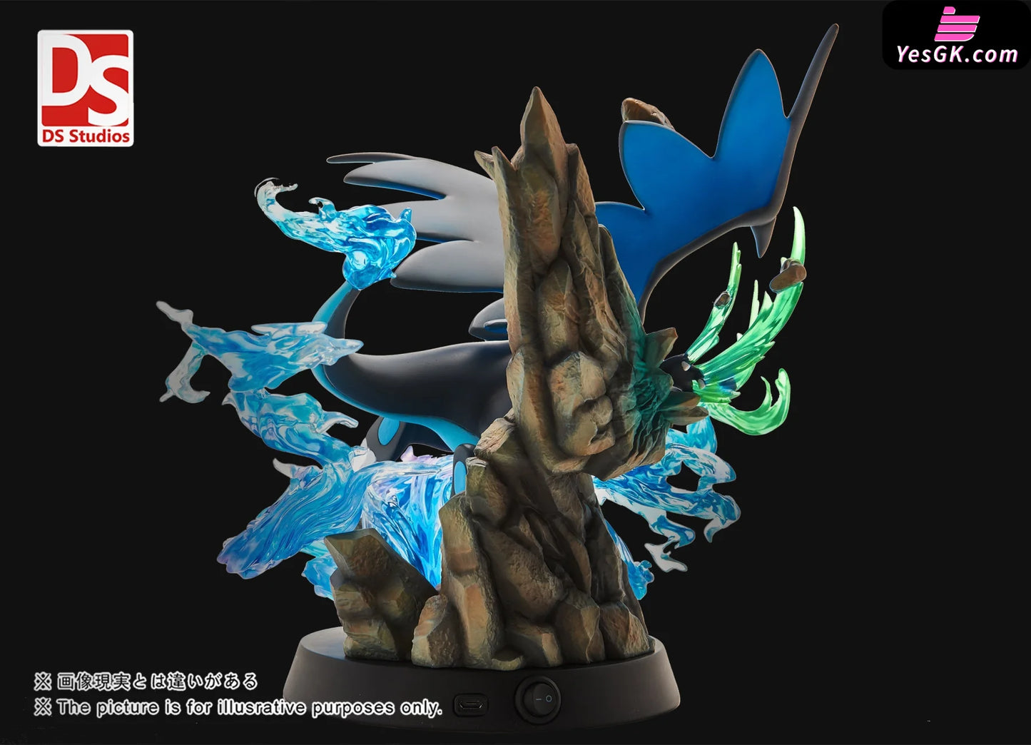 Pokemon - Mega Charizard X Resin Statue Ds Studio [In Stock]