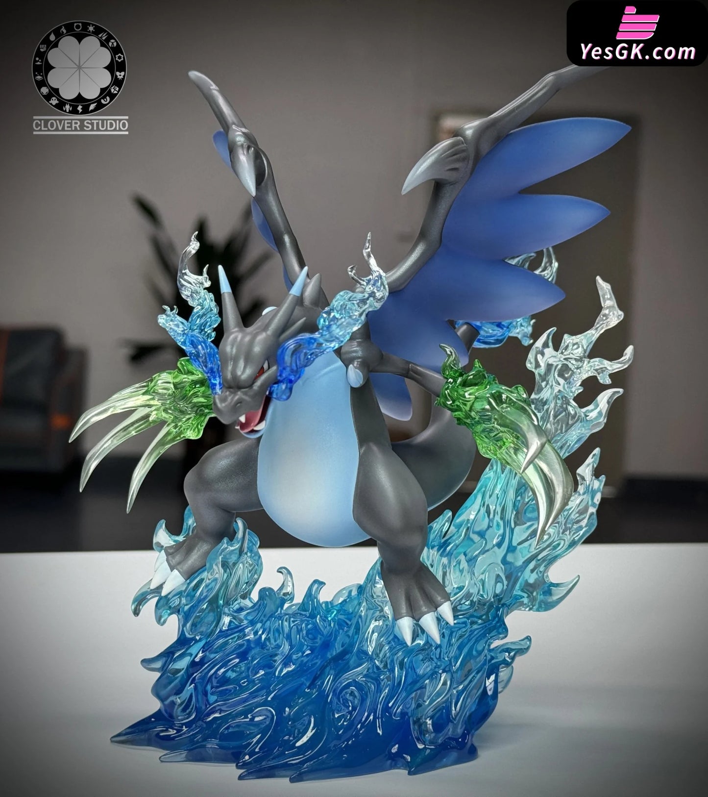 Pokémon Mega Charizard X Statue - Clover Studio [Pre-Order]